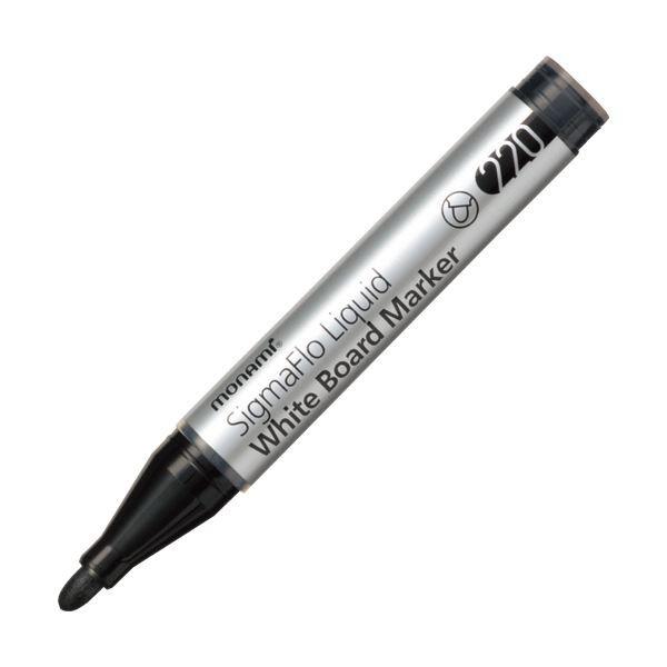 (まとめ) モナミ ホワイトボード用マーカーSigmaFlo Liquid 太字 黒 18413 1本 〔×50セット〕