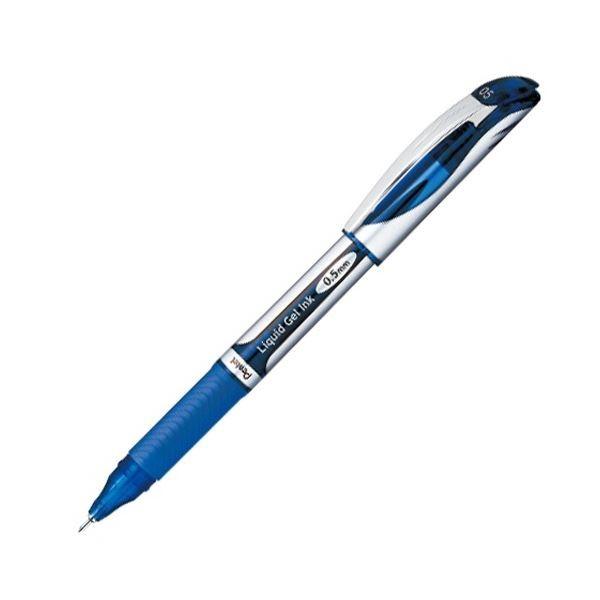 売れ筋商品 0.5mm キャップ式 ゲルインクボールペンエナージェル ぺんてる (まとめ) 青 〔×30セット〕 1本 BLN55-C ボールペン