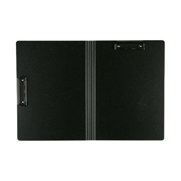 セキセイ クリップファイル(ダブル)A4 ネイビーブルー FB-2036-15 1セット(10枚)_2