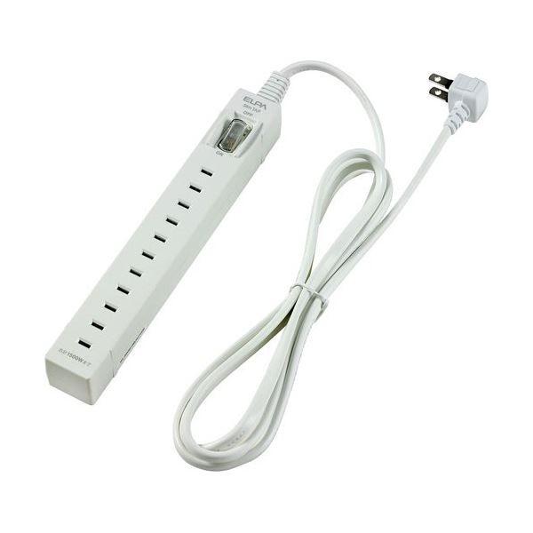 6個口OAタップ 2ポートUSB給電機能付 回転式