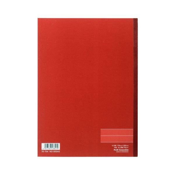 (まとめ)プラス ノートブック NO-005AS B5 A罫10冊〔×5セット〕の画像