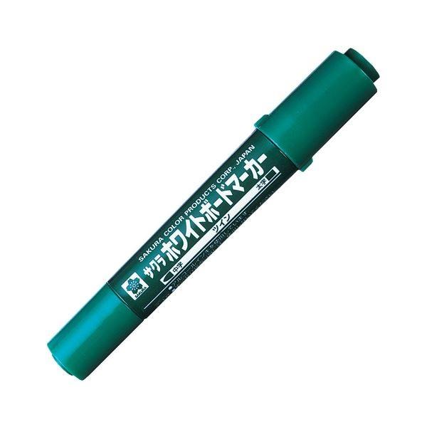 (まとめ)サクラクレパス ホワイトボードマーカーツイン WBK-T緑10本〔×5セット〕