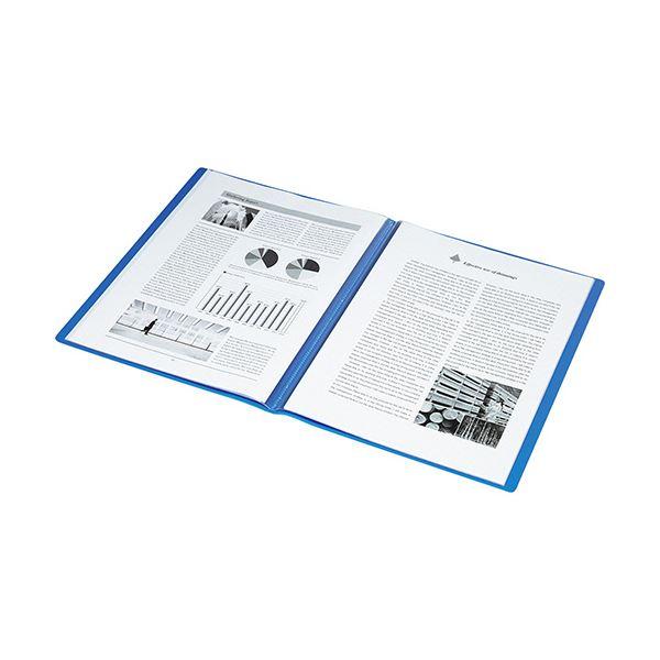 コクヨ クリヤーブック(ベーシック)固定式 A4タテ 10ポケット 背幅10mm 黒 ラ-B10D 1セット(10冊)の画像