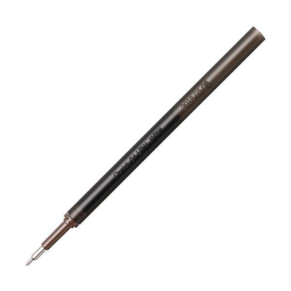(まとめ)ぺんてる ゲルインキボールペン ノック式エナージェル インフリー 替芯 0.4mm ブラック XLRN4TL-A 1セット(10本)〔×10セット〕