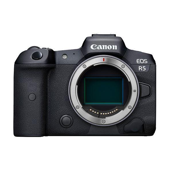 送料無料/新品】 キヤノン ミラーレスカメラ EOS R5 ボディー 4147C001 サンスターストロボ シンクロコード カメラ先用1m #04011