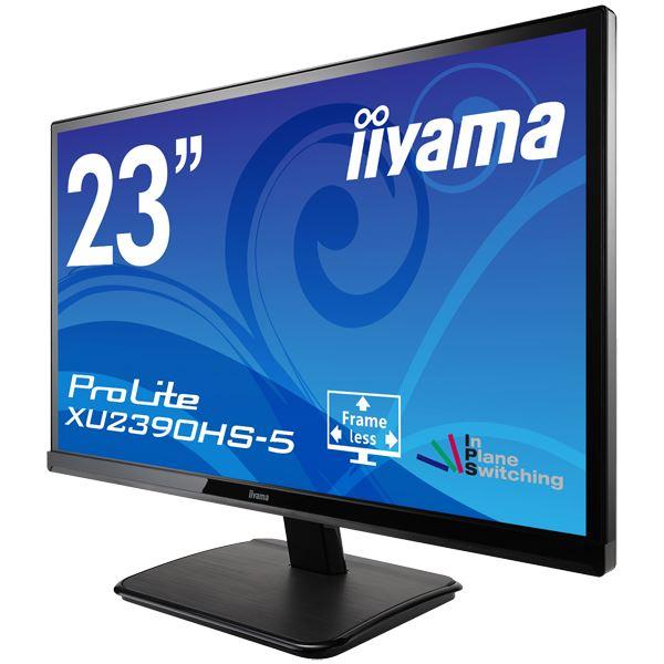 iiyama 23型ワイド液晶ディスプレイ ProLite XU2390HS-5(AH-IPSパネル/フルHD/D-Sub/HDMI/DVI-D) マーベルブラック XU2390HS-B5｜rinkobe｜03