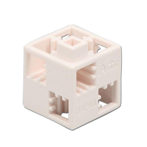 (まとめ)Artecブロック 基本四角 24P 白〔×10セット〕の画像