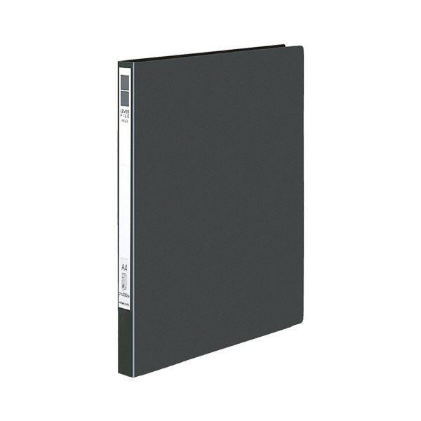 コクヨ レバーファイル(EZe)A4タテ 120枚収容 背幅24mm ダークグレー フ-U330DM 1セット(10冊)