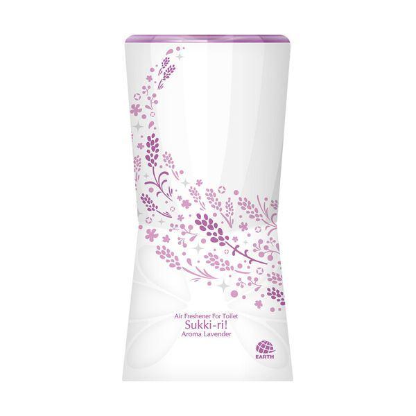 (まとめ)アース製薬 トイレのスッキーリ アロマラベンダー 400ml 1セット(3個) 〔×5セット〕