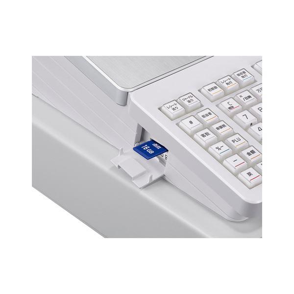 メイルオーダー カシオ レジスター SR-S4000-20S ホワイト 事務機器