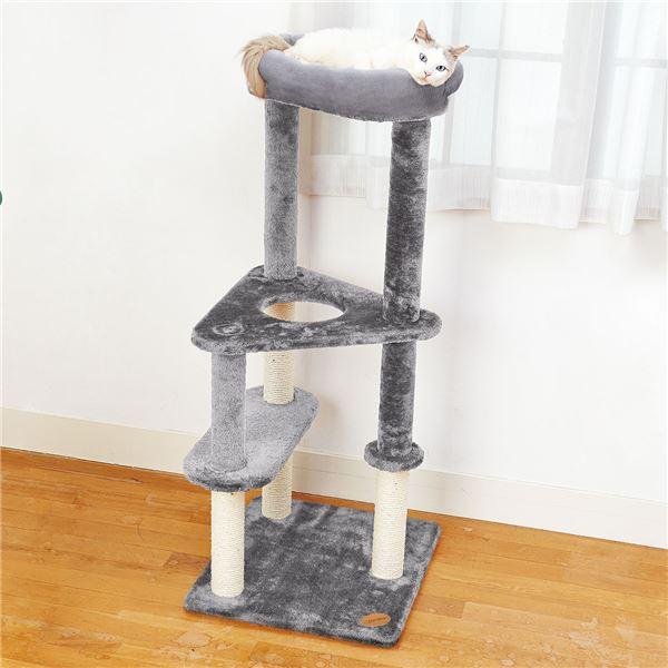 ねこまど ヴィラフォートキャットポール ゆったりベッド (ペット用品)_1