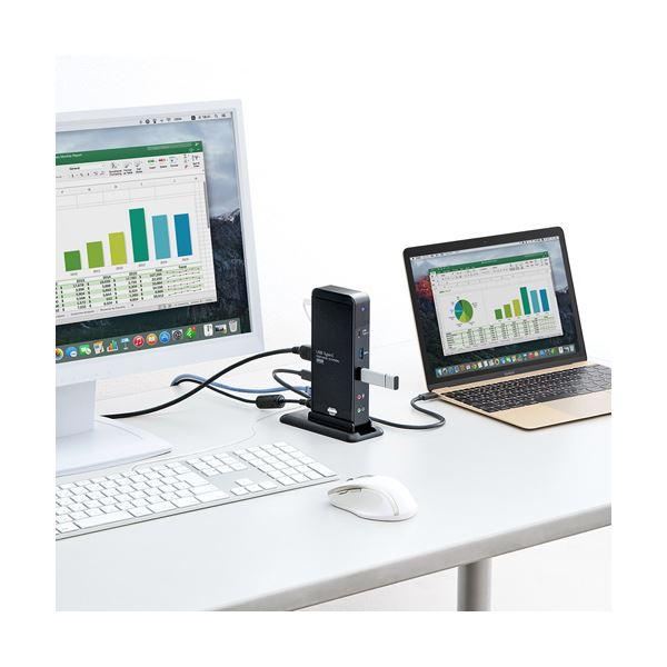サンワサプライ USB Type-C専用ドッキングステーション USB-CVDK2_1