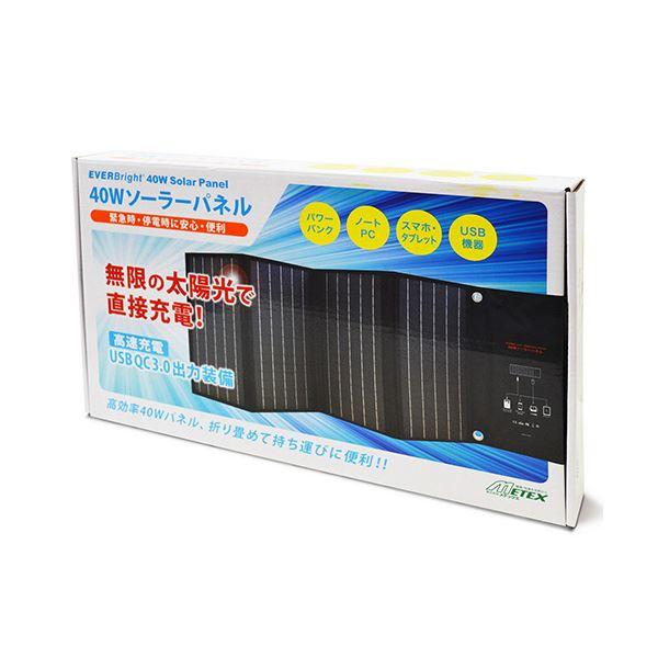 メテックス EVER Bright 40W ソーラーパネル SSBSP-40W 1台の画像