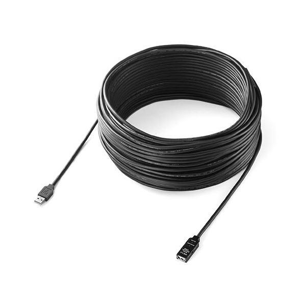 サンワダイレクトUSB2.0延長ケーブル 30m ブラック 500-USB007-30 1本_3