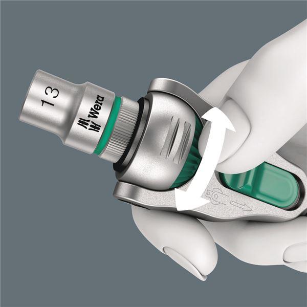 WERA ヴェラ 43点組 Zyklop Speed ラチェット Kraftform ドライバーハンドル ソケットビットセット 収納ケース付 160785 工具_4