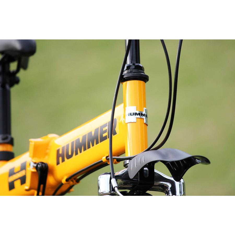 HUMMER FサスFD-MTB266SL イエロー 26インチ  シマノ6段変速/折りたたみ自転車/ミムゴ折り畳み自転車/ハマー/フロントサスペンション/泥除け付き｜rinkobe｜11