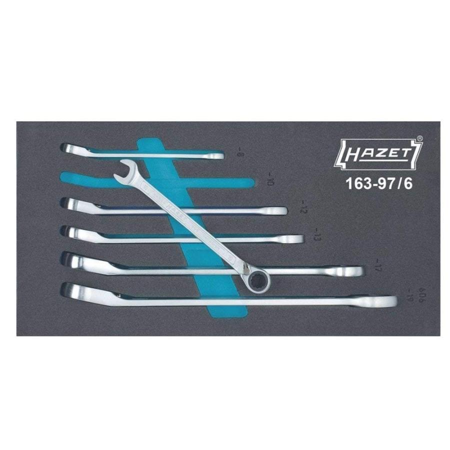 Hazet ハゼット 163-97/6ラチェットコンビネーションレンチセット 6 