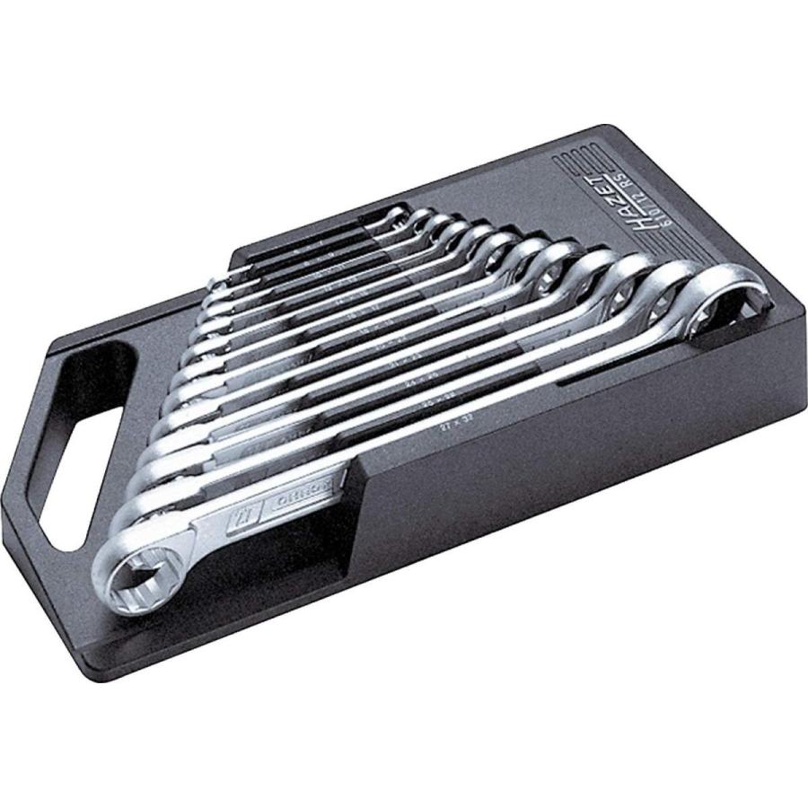 Hazet ハゼット 610N/12RS メガネレンチ 12ピース 6x7 - 27x32 : 燐光