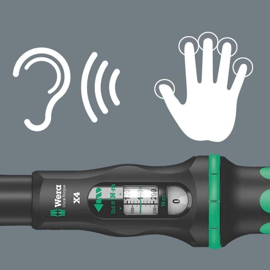 Wera 差換式トルクレンチ 40-200Nm 05075654001 Click-Torque X4 