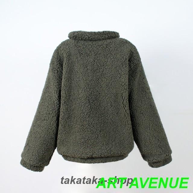 【大特価】レディース ボアコート 長袖 テディコート オーバーサイズ 大きいサイズ 2L 3L 4L アウター 韓国 原宿系 ファッション |  | 09