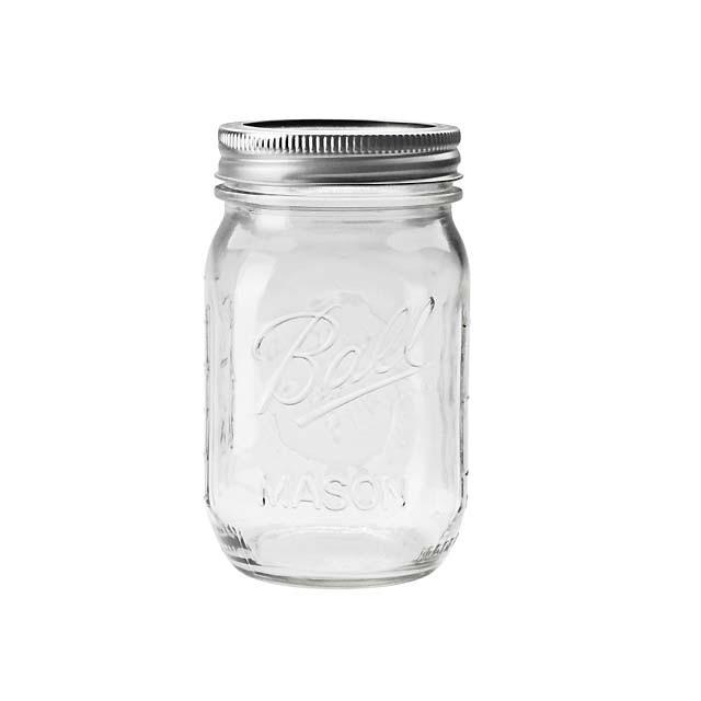 BALL ボール Mason Jar メイソンジャー 16oz レギュラーマウス ガラス保存瓶 (480ml) 1ダース｜rinkydink｜03