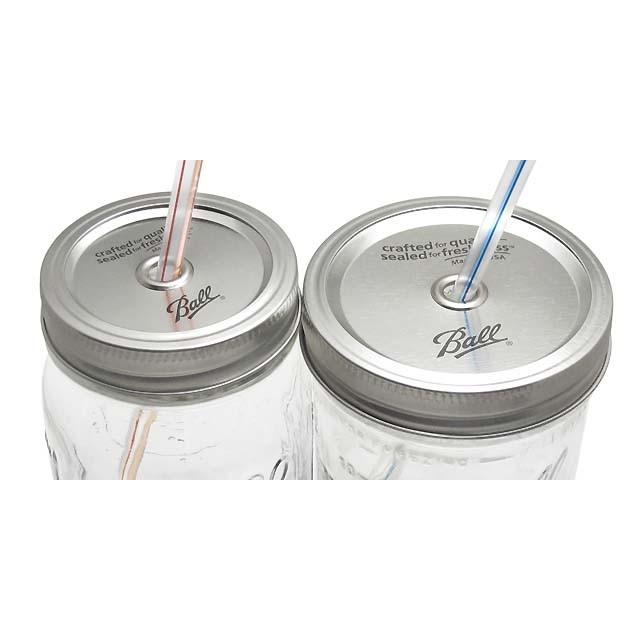 Ball 【ボール】 MASON JAR メイソンジャー 16oz ストロー ドリンク ボトル 本体のみ 61000dbRINKY