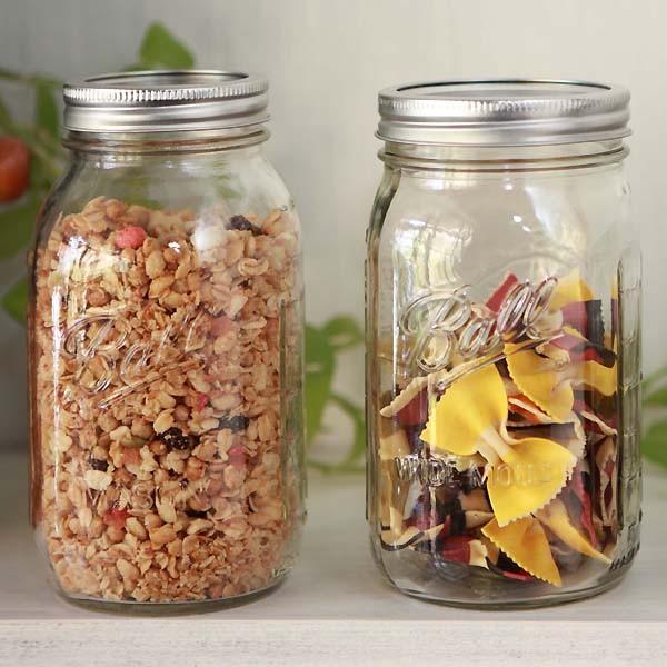 Ball メイソンジャー　6個入り Amazon.co.jp: Ball 瓶（メイソンジャー）16oz／グリーン6個