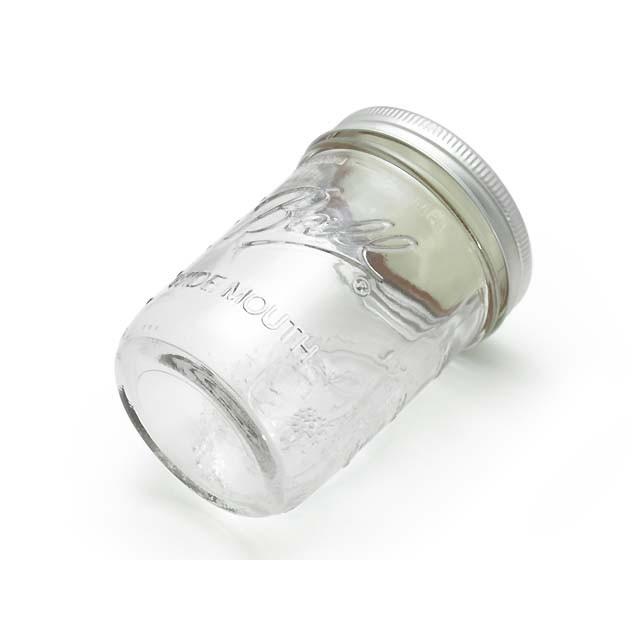 BALL ボール Mason Jar メイソンジャー 16oz ワイドマウス ガラス保存瓶 (500ml) 1ダース｜rinkydink｜04