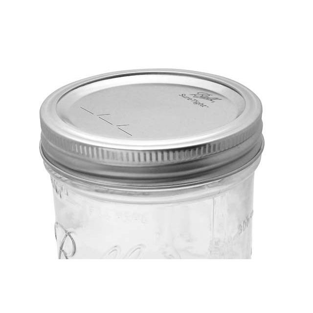 BALL ボール Mason Jar メイソンジャー 16oz ワイドマウス ガラス保存瓶 (500ml) 1ダース｜rinkydink｜05