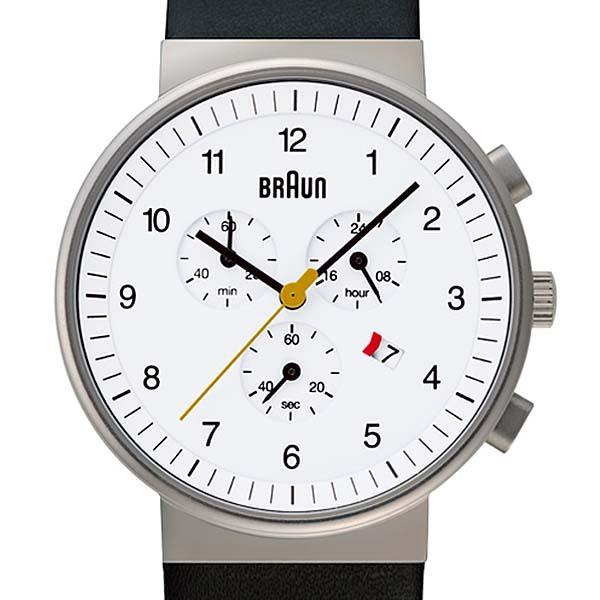 ブラウン BRAUN BN0035WHBKG クロノグラフ 腕時計 本体 BRAUN 【ブラウン】BN0035WH クロノグラフ メンズ ウォッチ レザー