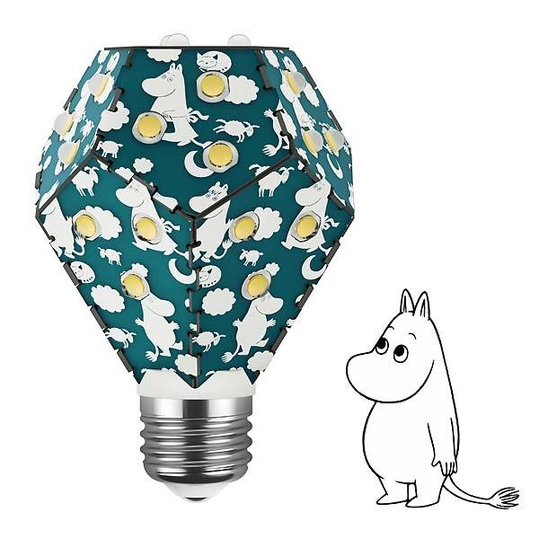 nanoleaf【ナノ岩礁】bloom ムーミン 調光式LED白熱電球 1200lm (75W好いかげんに)