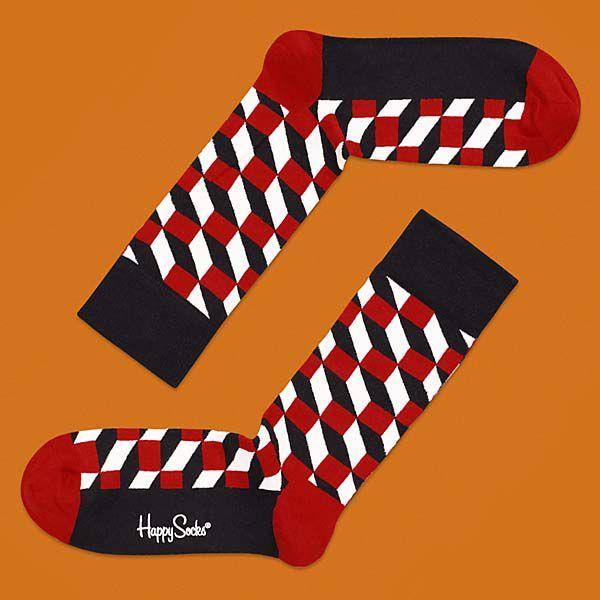 HAPPY SOCKS 【ハッピーソックス】 メンズ&レディス Optical 01｜rinkydink