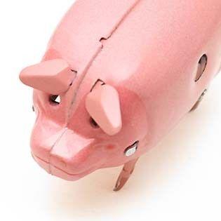 WELBY【ウェルビー】POLLY the Pig ピッグ ゼンマイ ブリキ トーイ