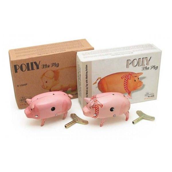 WELBY【ウェルビー】POLLY the Pig ピッグ ゼンマイ ブリキ トーイ