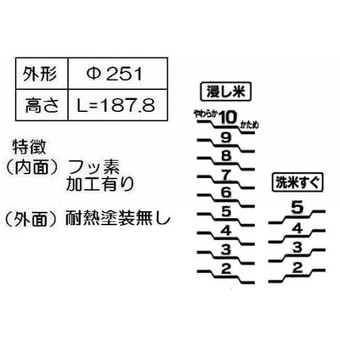 リンナイ（Rinnai） 純正部品 (077-242-000) 炊飯内釜（10合） ガス