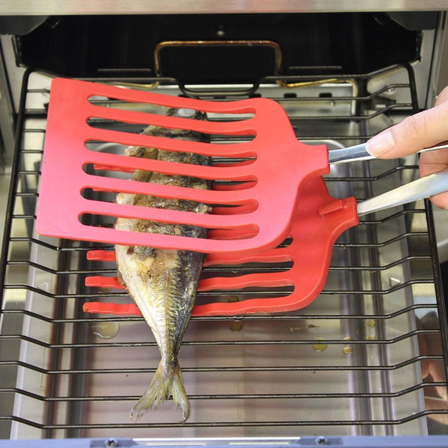 フッ素焼き網で使える！マルチグリルトング大（ブラック）【製造元出荷