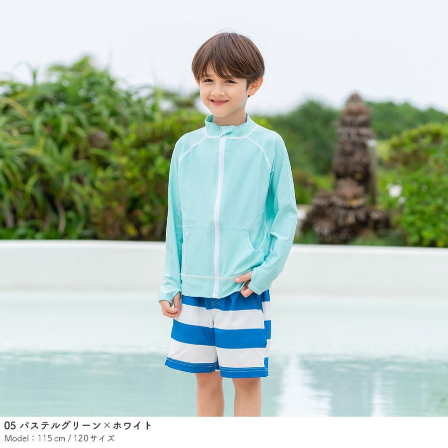 ラッシュガード キッズ スタンドカラー 立ち襟 フードなし 水着用 長袖 男の子 女の子 ジュニア冷感 ひんやり 日焼け防止 80cm 130cm 1 01 Ksc リンネ スノー アンド サーフ 通販 Yahoo ショッピング