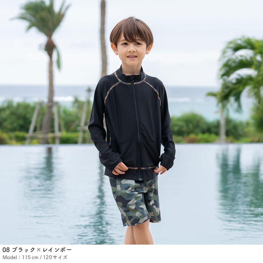 ラッシュガード キッズ スタンドカラー 立ち襟 フードなし 水着用 長袖 男の子 女の子 ジュニア冷感 ひんやり 日焼け防止 80cm 130cm 1 01 Ksc リンネ スノー アンド サーフ 通販 Yahoo ショッピング