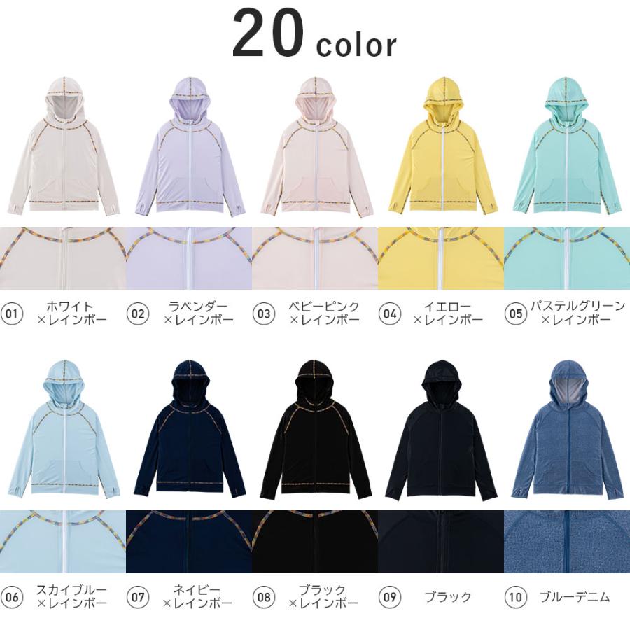 ラッシュガード キッズ パーカー 水着用 長袖 男の子 女の子 ジュニア