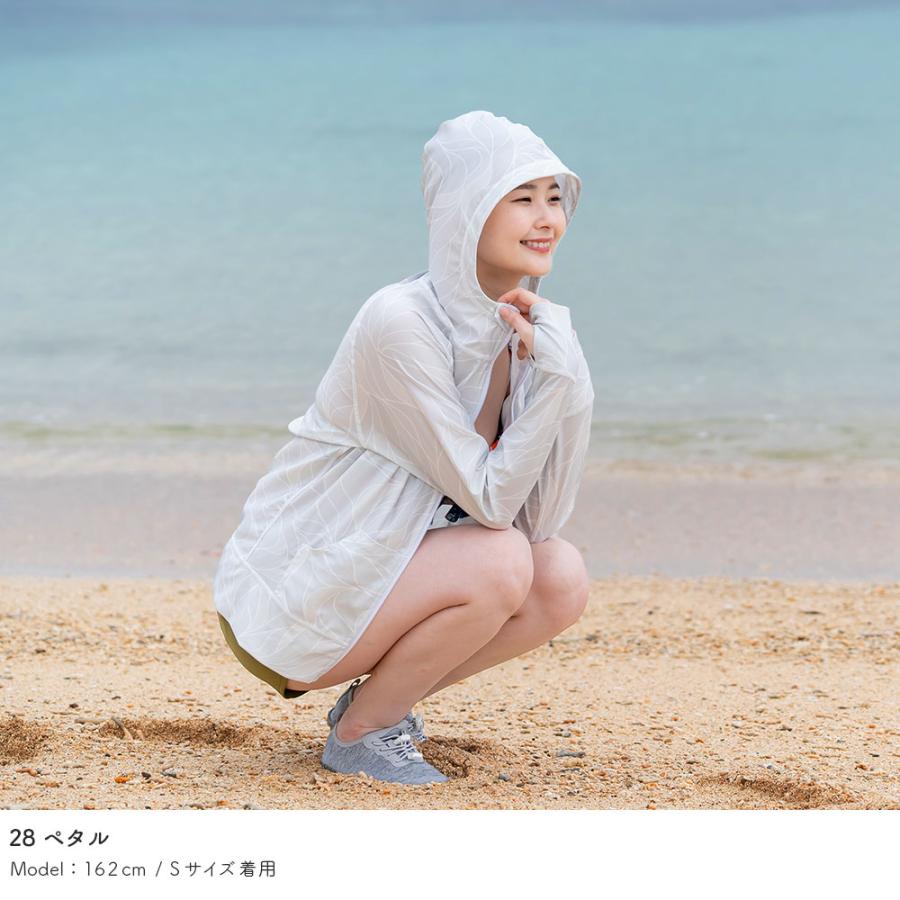 代引不可 美品 ラッシュガード パーカー ボタニカル グレー Sサイズ ラッシュガードS〜M✳︎ホワイト