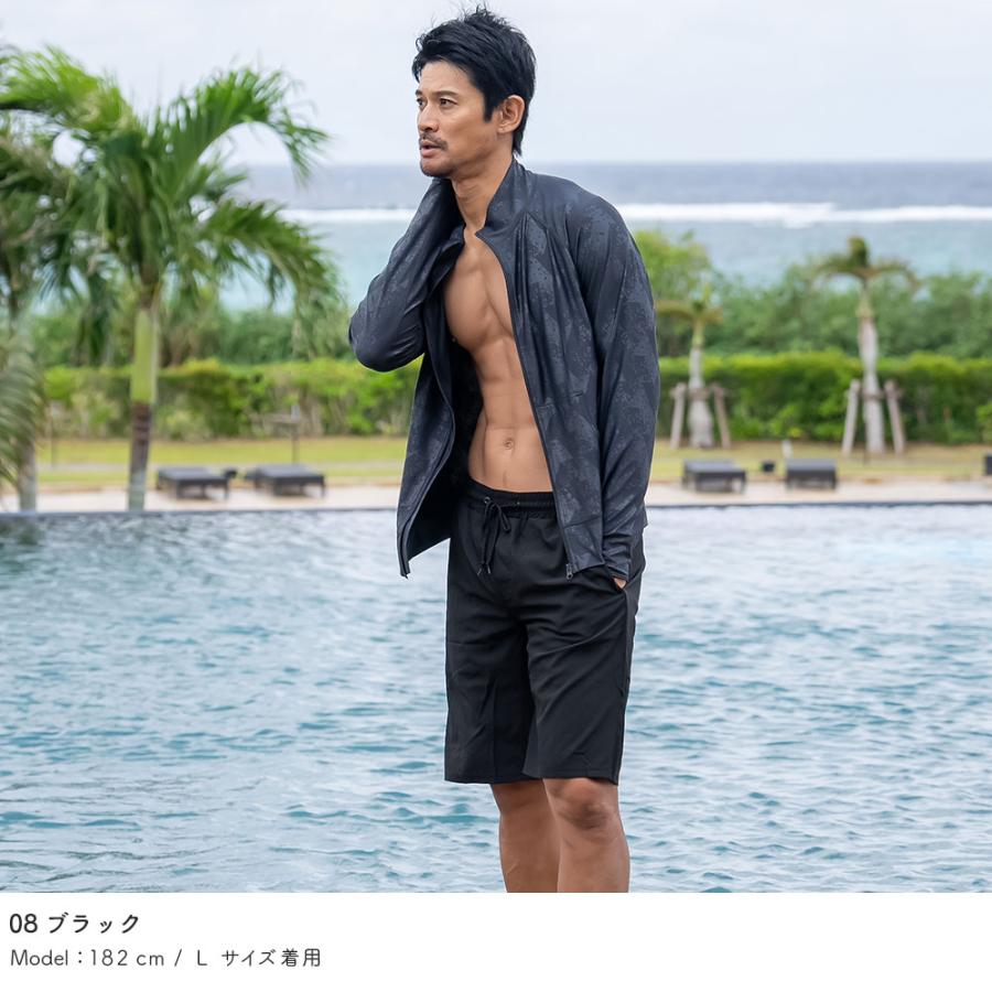 サーフパンツ メンズ ロング丈 水着 ボードショーツ 一体型インナー