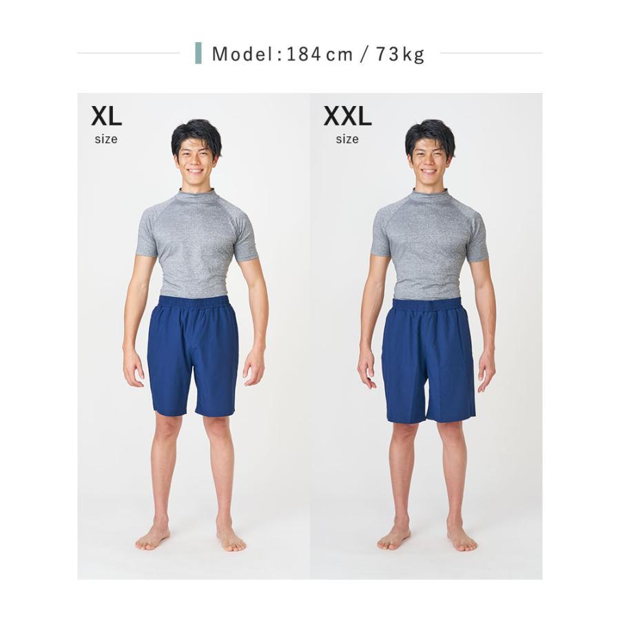 サーフパンツ メンズ ミドル丈 水着 ボードショーツ 一体型インナー