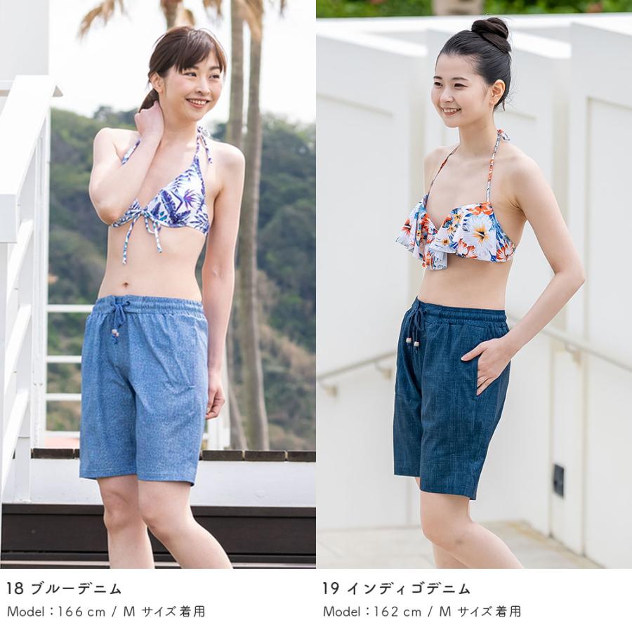 サーフパンツ レディース ロング丈 水着 ボードショーツ 体型カバー 水陸両用 |  | 34