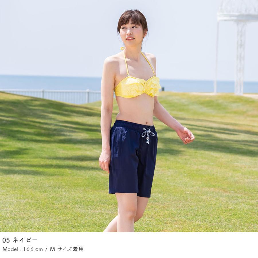 サーフパンツ レディース ロング丈 水着 ボードショーツ 体型カバー 水陸両用｜rinne｜26