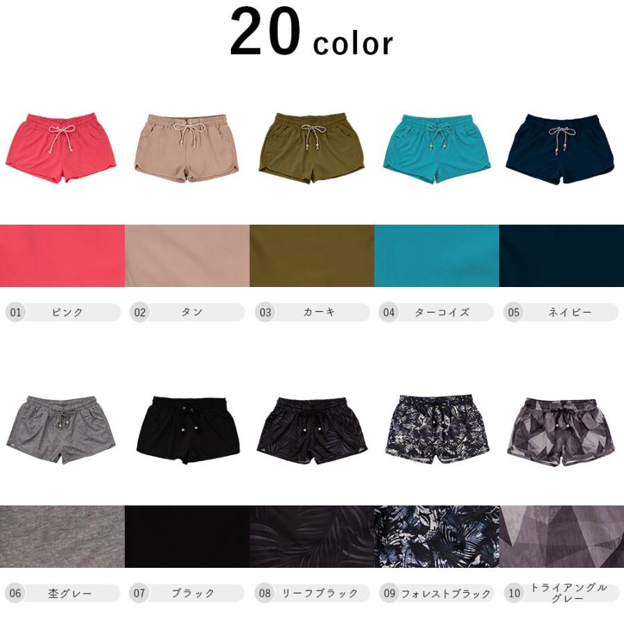 サーフパンツ レディース ショート丈 水着 ボードショーツ 体型カバー 水陸両用｜rinne｜22