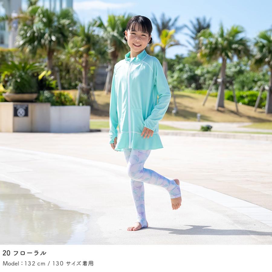ラッシュガード キッズ トレンカ 男の子 女の子 ジュニア 日焼け対策