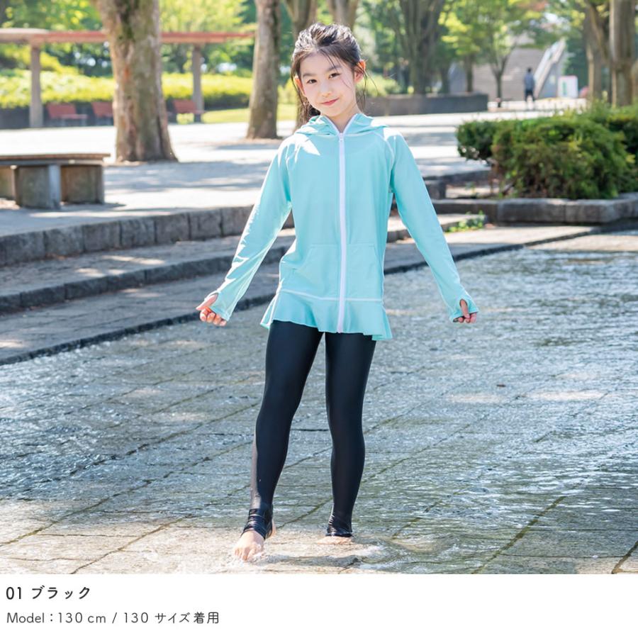 ラッシュガード キッズ トレンカ 男の子 女の子 ジュニア 日焼け対策