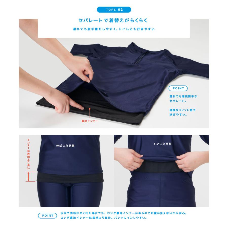 スクール水着 半袖セット 女の子 セパレート スパッツ型 キュロット型