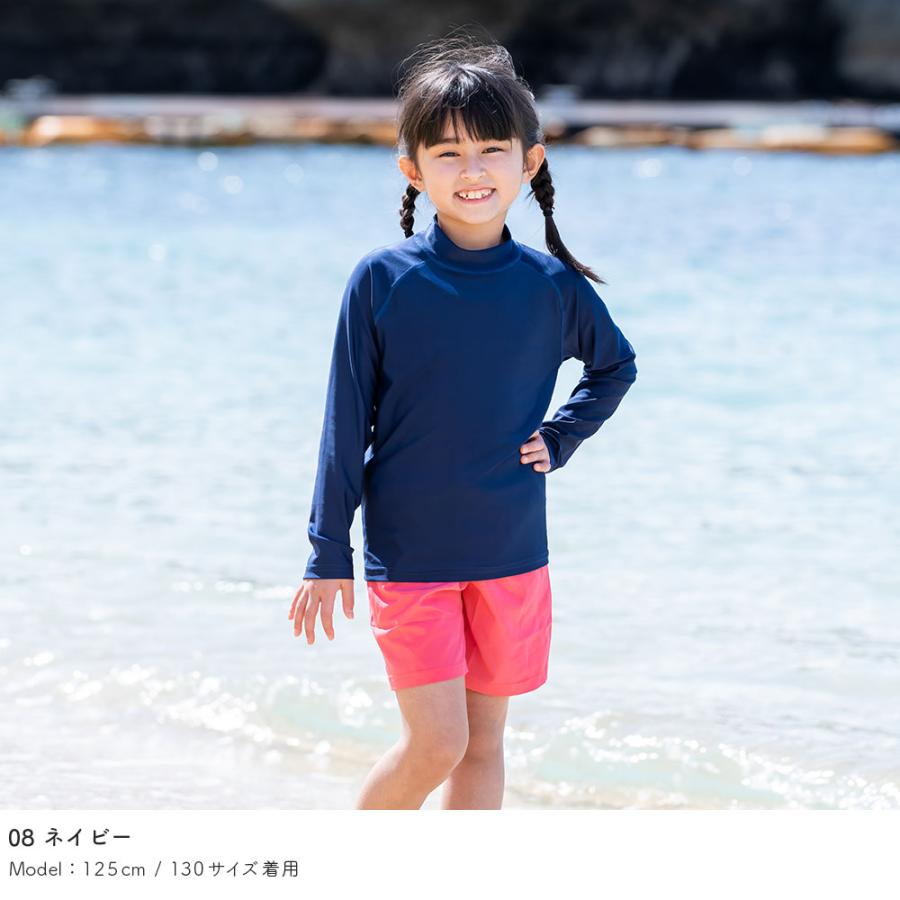 最新発見 ラッシュガード キッズ ネイビー 半袖 130 半袖ラッシュガード 120㌢