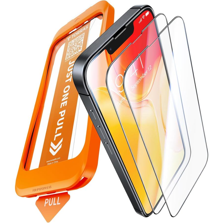 TORRAS iPhone17e 16e ガラスフィルム 2枚セット 強化ガラス 保護